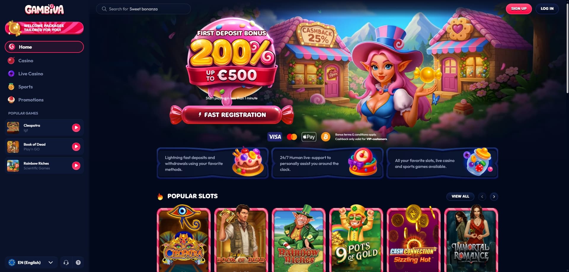 Page d'accueil Gambiva